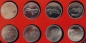 Preview: Shell Brettspiel mit 16 Automobil-Metallmünzen "Das große Shell-Rennspiel" 1970 (5215)